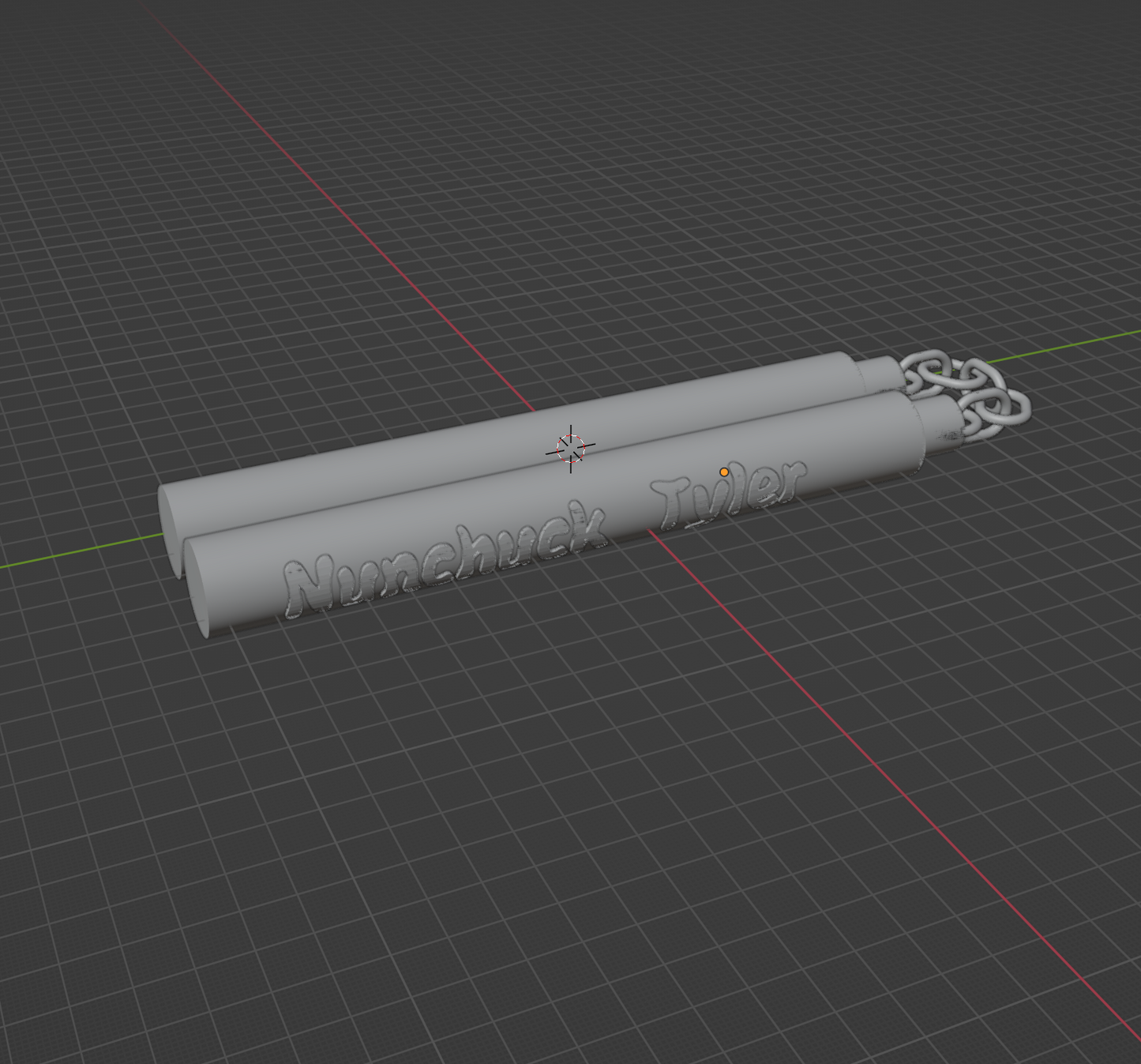 Nunchuck Tylor Nunchucks - 3D Printable - .stl File
