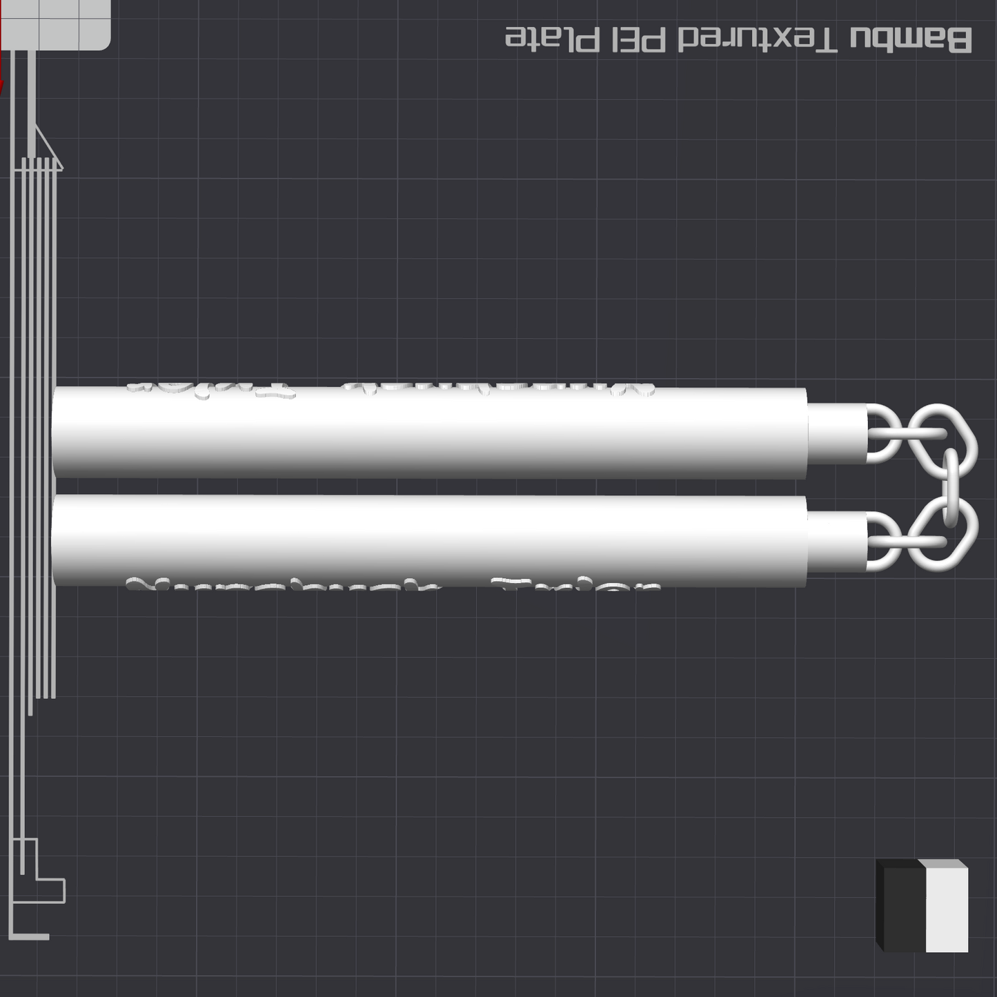 Nunchuck Tylor Nunchucks - 3D Printable - .stl File