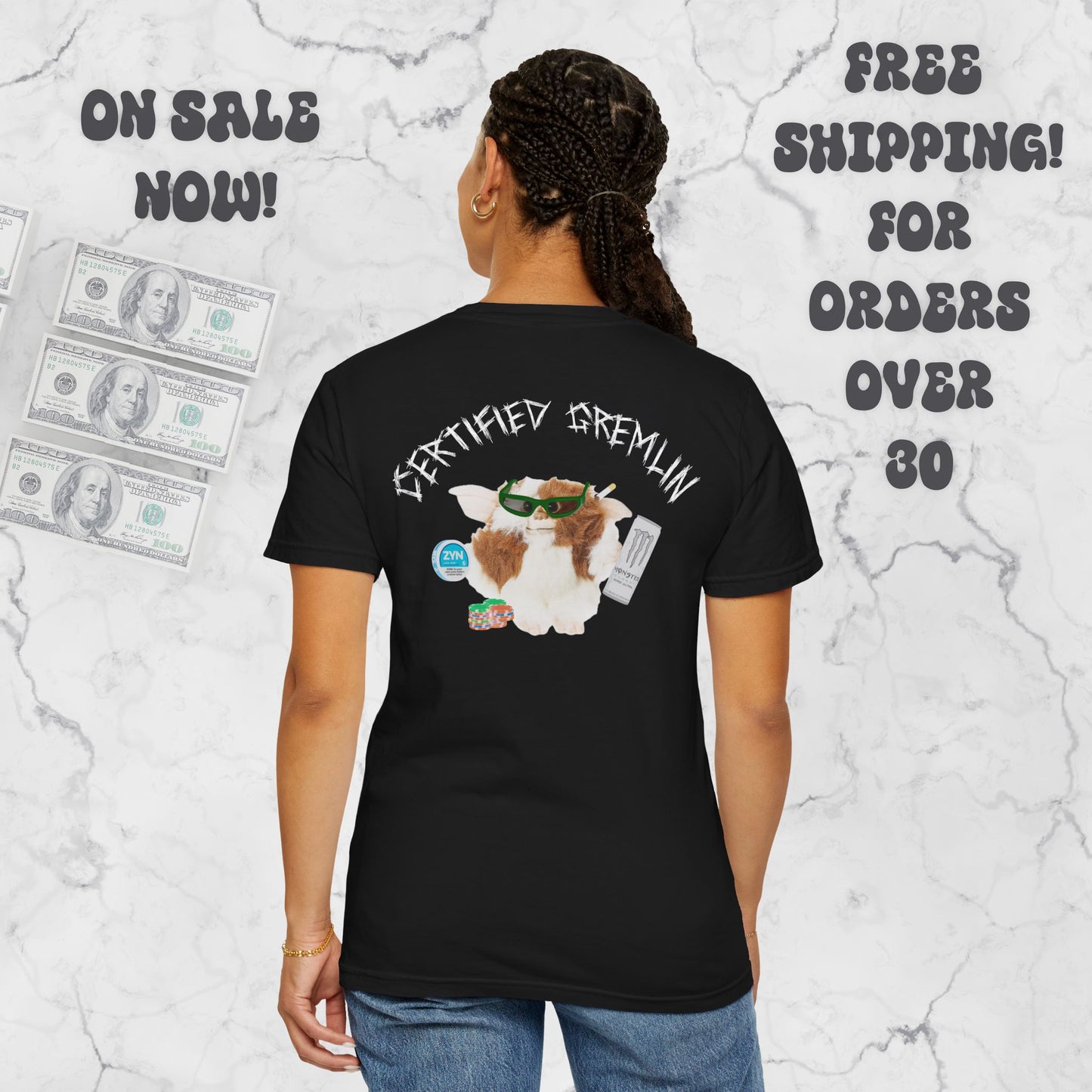 "Certified Gremlin” - Gambling T-Shirt