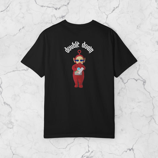 "Double Down” - Teletubbies Gambling T-Shirt