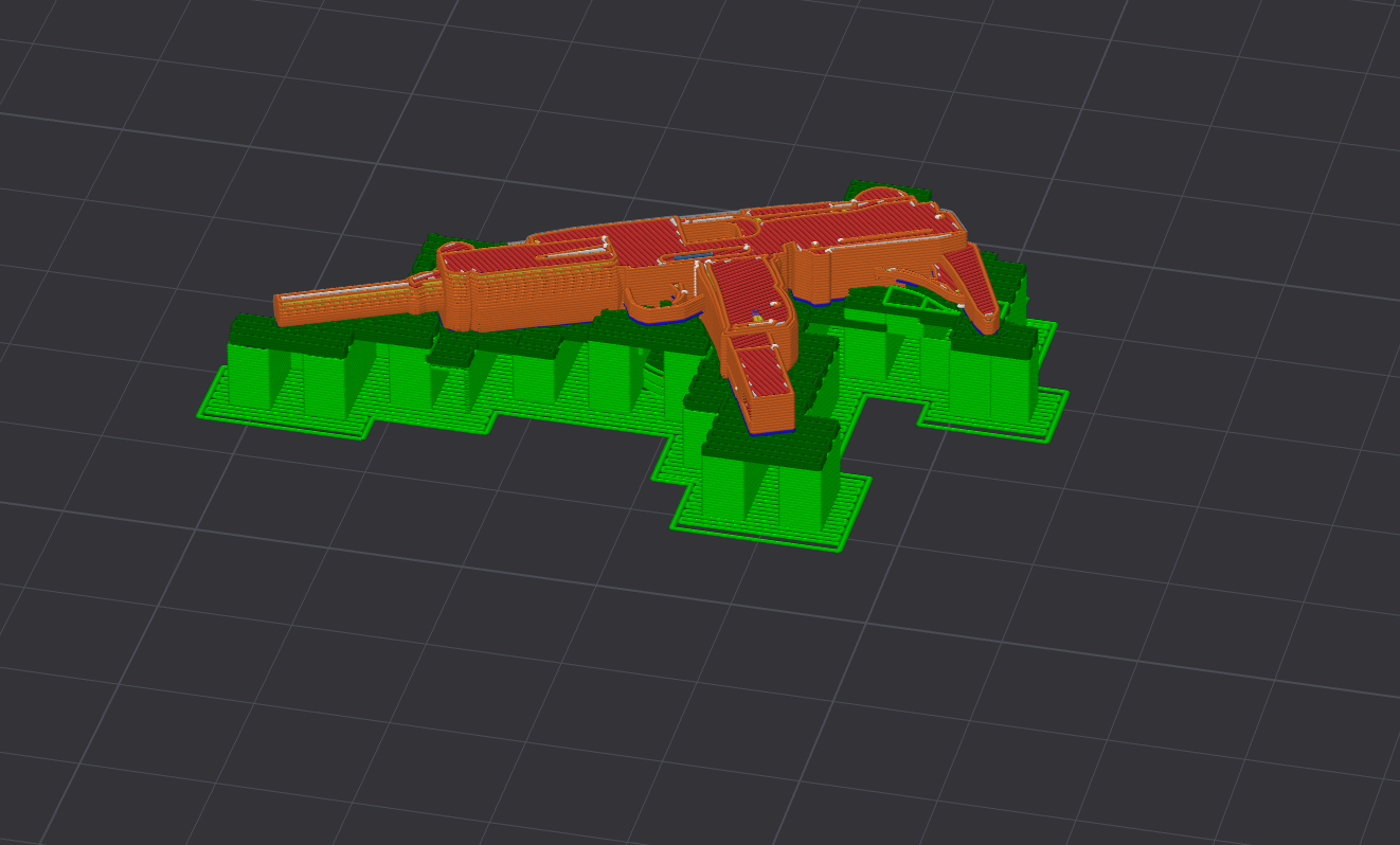 Uzi Croc Charm - 3D Printable Jibbitz - .stl File